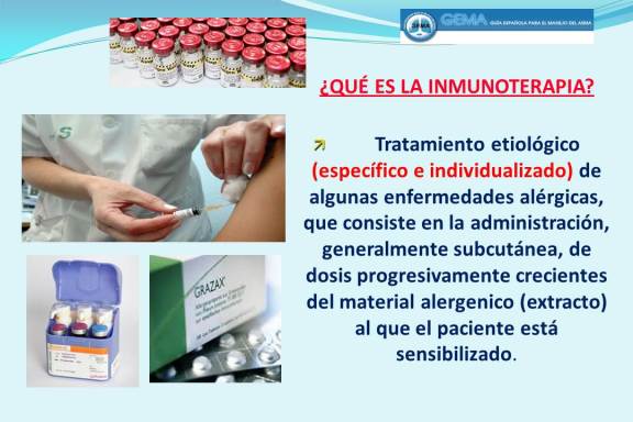 INMUNOTERAPIA ESPECÌFICA O VACUNAS DE LA ALERGIA